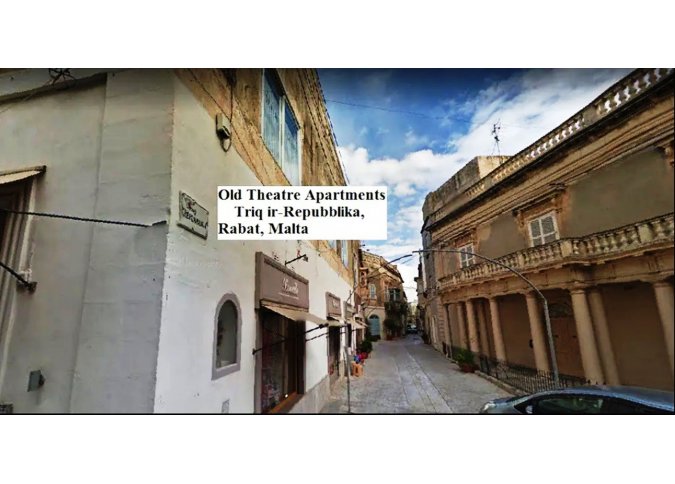 Rabat- Old Theatre Apartment F4 - 1 Bedroom - Air-Conditioned - Sleeps 2-3 persons - Short Accomodation  malta, Holiday Rentals Malta & Gozo malta